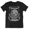 Mexican Black t-shirt with a bold graphic of the Mexican eagle, symbolizing Mexican pride and strength with the text 'Mexican Chingon'.