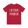 This shirt proudly displays "Latina Power" in retro font