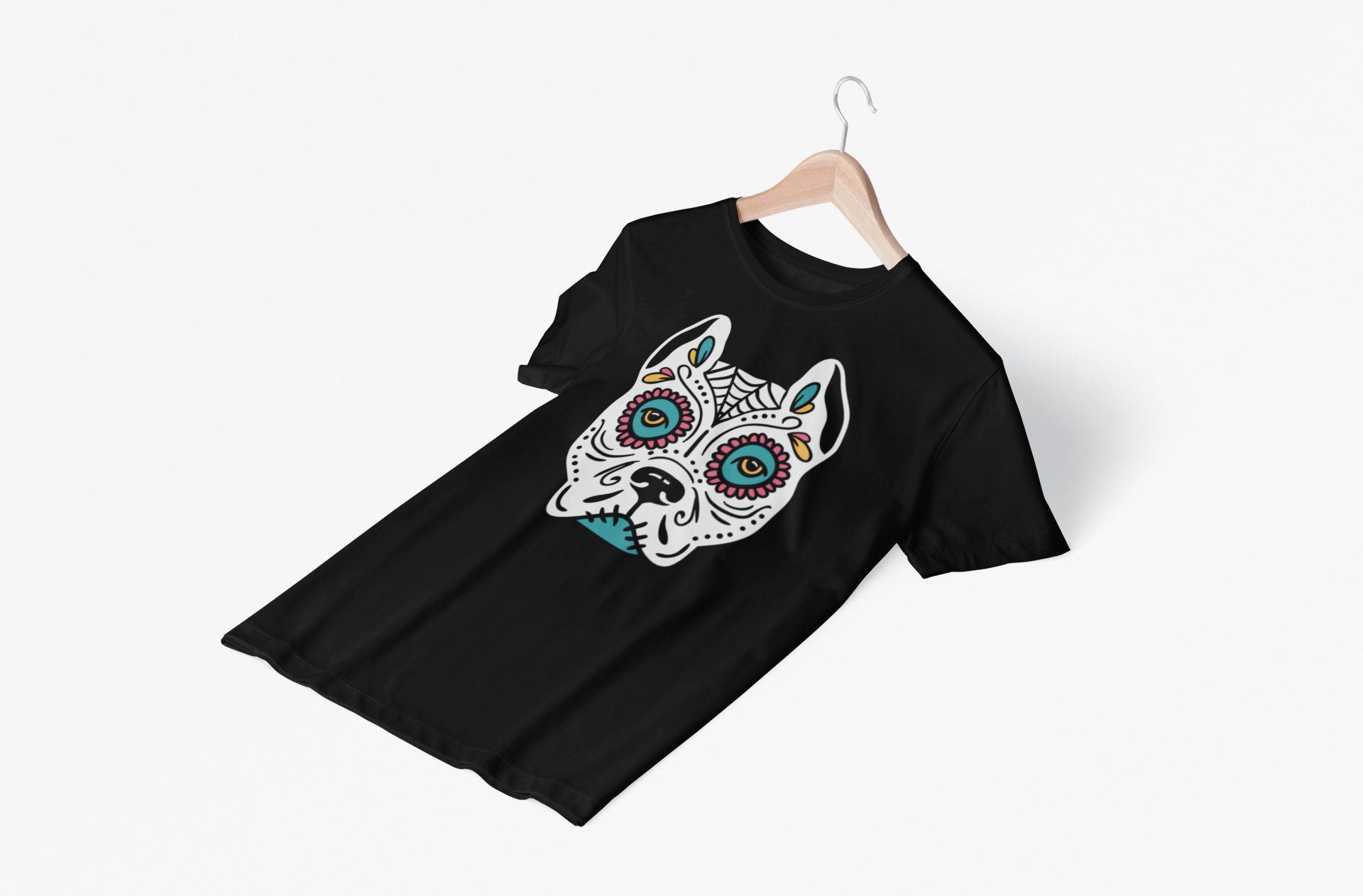 Sugar Skull Pitbull Women's T-Shirt